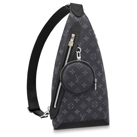 lv sling bag black|black louis vuitton sling bag.